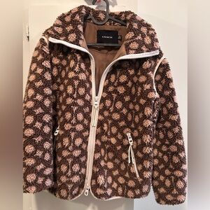 Coach Brown and Cream jacket